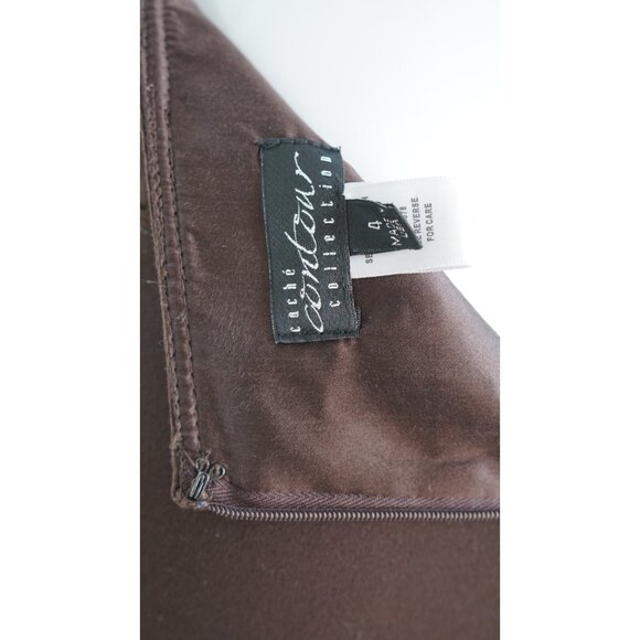 cache contour collection Brown Skirt Size 4 - Picture 6 of 8